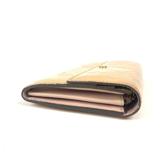 LOUIS VUITTON M90081 MonogramVernis Portefeuille-Sarah Bi-fold Flap Long Wallet - Picture 4 of 16